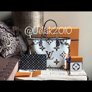 SOLD! NEW Louis Vuitton Jungle Neverfull Ivory 😍